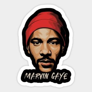 Marvin Gaye // 90s Style Sticker